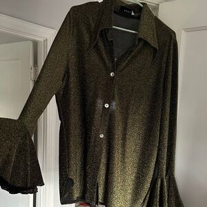 Sleeper mermaid sleeve sparkle top